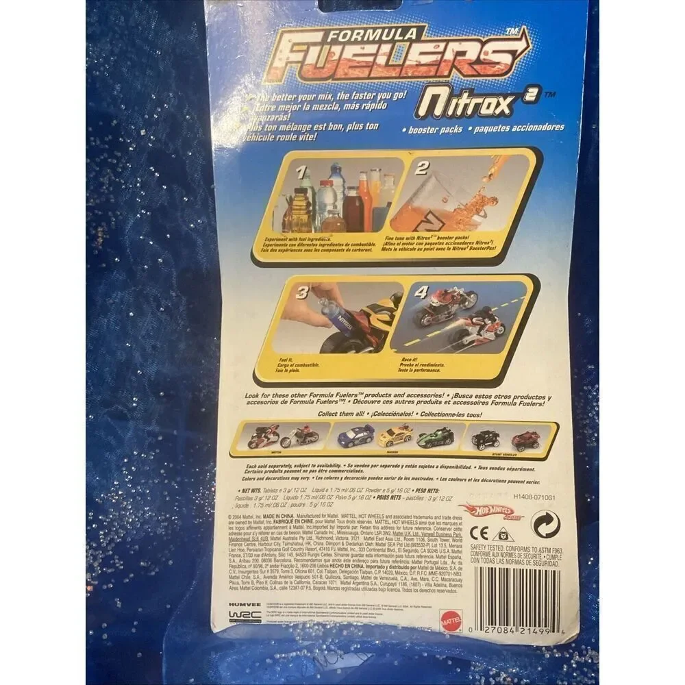 Hot Wheels Formula Fuelers Nitrox2 Booster Pack‎ Variety Sealed 2004